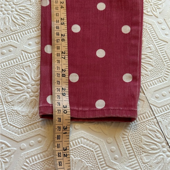 Paige Verdugo Ultra Skinny Polka Dot Jeans Sz 29 Like New - Picture 14 of 16
